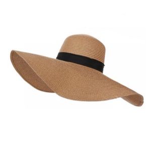 Wide Brim Floppy Sun Hat - 21” Diameter - Khaki